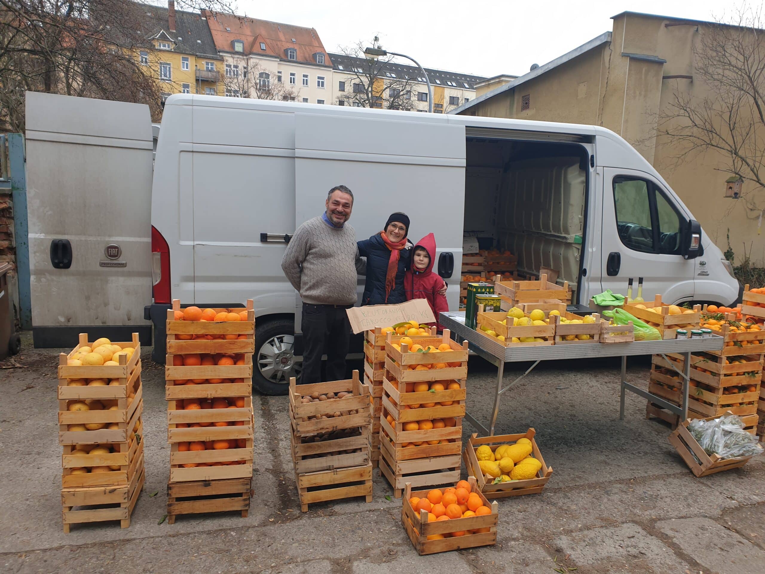 Frische Orangen, Olivenöl...aus Kalabrien