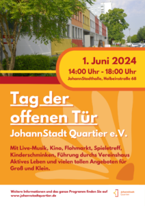 Einladung Tag der offenen Tür JohannStadt Quartier e.V.