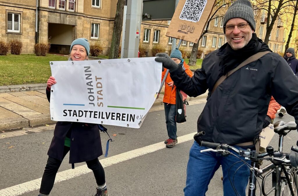 zwei Menschen vom Johannnstadt e.V.